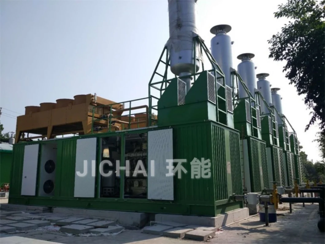 Combined Heat and Power Cow Manure Biogas Power Plant